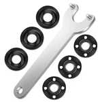 Pwkauka 7pcs Angle Grinder Nut Flange Wrench Onesize, Black. Fixed Price $9.36.