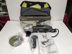 New Opened Box Master Mechanic 6amp 4-1/2" Angle Grinder W/bag & Attachments. Fixed Price $40.00.