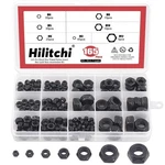 Hilitchi 165-pcs Black Zinc Plated Nylon Insert Hex Lock Nuts. Fixed Price $13.14.