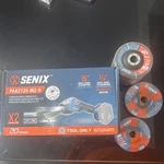 Senix Pax2125-m2-0 Cordless 5" Angle Grinder 20v Brushless Tool Only W/ Discs. Fixed Price $100.00.