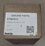 Makita 515676-5 Armature Assembly 115v. Fixed Price $65.00.