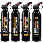 Fire Extinguishers With Mount Bracket - 4 Packs, (4 Pcs) Water-based-black. Fixed Price $63.99.