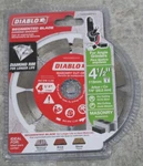 New Diablo 4-1/2 In. Diamond Segmented Masonry Cut Off Blade Ddd045seg101c. Fixed Price $7.95.