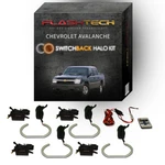 White Angel Eye Led Halo Kit & Rf Remote For 03-06 Chevy Avalanche Headlights. Fixed Price $153.30.