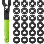 Hicarer 25 Pcs Angle Grinder Nut Wrench Kit 5/8"-11 Green. Fixed Price $45.07.
