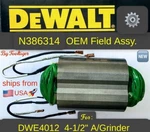 Dewalt N386314 Oem Field Assy. (120v) For Dwe4012 4-1/2" Angle Grinder. Fixed Price $27.95.
