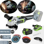 Workpro 20v Cordless Angle Grinder Kit Tool /cut-off Wheels Grit Flap Disc. Fixed Price $80.99.