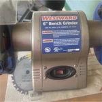 Westward 1kel8 6 In Bench Grinder 120v Ac Corded Electric Rotary Gray/blue. Fixed Price $34.75.