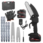Imountek 6" Cordless Mini Electric Chainsaw Handheld Battery Power Wood Cutter. Fixed Price $40.88.