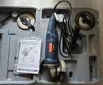 Ryobi Ag451 Angle Grinder Corded Electric Blue Gray With Case & Accessories. Fixed Price $99.99.