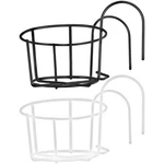2 Pcs Hanging Plants Flowers Basket Balcony Pot Stand Planter Holder. Fixed Price $27.13.