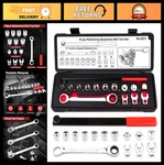 15pcs Serpentine Belt Tool Set - Professional Ratcheting Tensioner For Auto Repa. Fixed Price $36.49.
