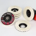 Shall 4-1/2" Wool Polishing Discs Finishing Wheel Buffing Pads,for Angle Grinder. Fixed Price $17.36.