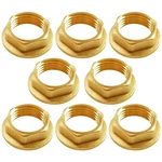 Uenede 8pcs 1/2 Inch Lock Nut With Flange, Hex Brass Female 1/2"-8pcs, Gold. Fixed Price $14.76.