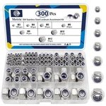 Zqz 300 Pack Metric Nylon Insert Locknuts Pack;metric Locknuts, Silver. Fixed Price $28.88.