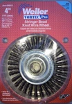Weiler Stringer Bead Twist Knot Wire Wheel Xtra Coarse .020 Usa Made. Fixed Price $16.99.