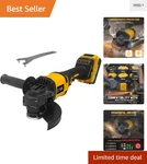 High Performance 4-1/2" Cordless Angle Grinder - 8500 Rpm With Safety Features. Fixed Price $89.99.