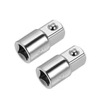 Uxcell 2 Pcs 3/8 Inch Drive F X 1/2 M Socket Adapter Female To Male Cr-v.... Fixed Price $13.32.