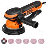 Skyshalo 6 In. Corded Dual Action Orbital Sander W/ 6-variable Speed 7400 Rpm. Fixed Price $114.95.