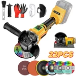 Cordless Angle Grinder For Dewalt 20v Max 4-1/2" 5" Brushless 22pcs Complete Kit. Fixed Price $39.99.