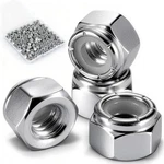 Wiewotsu 100 Pack 1/4-20 Inch Lock Nuts, Premium Paterial Nylon Embedded Lock.... Fixed Price $10.57.