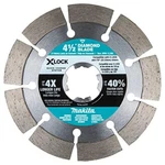 Makita E-07191 X-lock Segmented Diamond Blade For Masonry Cutting, 4-1/2". Fixed Price $14.76.