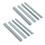 8 Pcs Polishing Stones Whetstone Sharpener Set Triangle Rectangle Square Kit. Fixed Price $21.46.