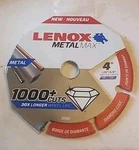 Lenox Metal Max Diamond Edge Wheel 4" X .05 5/8" #1972920. Fixed Price $17.99.