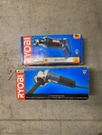 Ryobi Tool Lot P530 Speed Saw + Ag402 4-1/2 Angle Grinder New In Box. Fixed Price $83.99.
