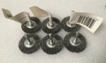 Lot Of 6 Wire Brush Wheels 1/4" Shank Disston 2" Mtd C 4408204 Germany 6000 Rpm. Fixed Price $45.00.
