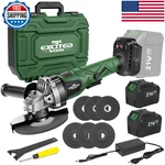 Excited Work Cordless Angle Grinder 20v 5 Inch Electric Power Tools 2 X. Fixed Price $109.23.