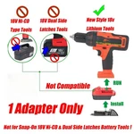 1 Adapter Fits Milwaukee M18 Battery To For New Style Snap-on 18v Li-ion Tools. Fixed Price $13.78.