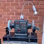 Customized Craftsman Bench Grinder 6" Wheels (1/3 Hp, Model:257 190470). Fixed Price $129.00.