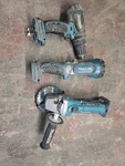 Makita Xag01 18v Angle Grinder,light,drill For Parts. Fixed Price $60.00.