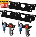 Angle Grinder Holders, 4 Bay Stand, 2 Pack Polisher Power Tool Rac. Fixed Price $32.11.