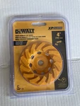 Dewalt 4" Turbo Xp Diamond Cup Grinder Wheel Masonry Surface Grinding Dw4772t. Fixed Price $35.00.
