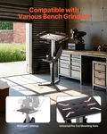 Bench Grinder Stand Floor Pedestal 5-level Height Adjustable. Fixed Price $99.99.