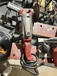 Milwaukee 6088-30 7/9" Heavy Duty Angle Grinder - Red. Fixed Price $150.00.