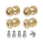 Gthele Brass Wheel Hex Hub 10mm(+6mm) Extenders Adaptor Set For 1/18 Small. Fixed Price $13.46.