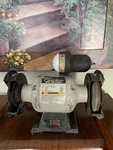 Performance Tool 6" 120 V Bench Grinder W Light. Fixed Price $49.95.