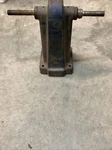 Vintage Dunlap / Craftsman Grinder Buffer Polisher Arbor Bench Mount Belt Drive. Fixed Price $75.00.