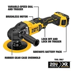 New Dewalt Dcm849b 20v Max* Xr Cordless Polisher, Rotary, Variable Speed, 7-inch. Fixed Price $254.00.