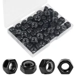 Yinpecly 50pcs M8 X 1.25mm Nylon Insert Hex Lock Nuts Carbon M8; 50pcs, Black. Fixed Price $11.38.