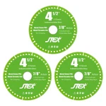 Jtex 4-1/2 Inch Indestructible Disc For Angle Grinder, 7/8" Arbor, Green. Fixed Price $31.99.