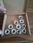 Eastlo M10-1.5 (10 Pcs) Serrated Flange Hex Nuts, Hexagon Nuts 304.... Fixed Price $10.39.