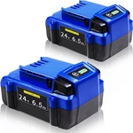 2-pack Lithium Battery For Kobalt 24v Max Kb624-03 Kb524-03 Kb424-0 6.5ah. Fixed Price $66.99.