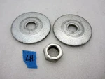 Vintage 1970's Craftsman "block" Bench Grinder Wheel Washers & Lh Arbor Nut Usa. Fixed Price $19.95.