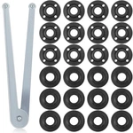 Hicarer 25 Pcs Angle Grinder Nut Wrench Kit Universal Silver. Fixed Price $40.56.