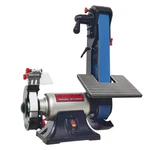 Bucktool Combo 2" X 42" Belt Sander 6" Bench Grinder, + Disc. Fixed Price $304.07.