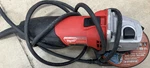 Milwaukee 6121-30 Corded Electric Angle Grinder, Rotary/circular, Red/black/gray. Fixed Price $73.00.